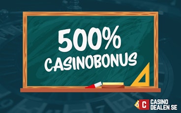500 procent casinobonus