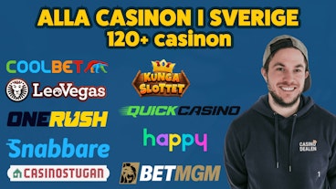 Alla casinon i Sverige komplett lista