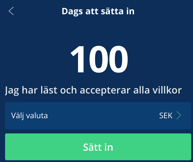 Bestäm hur mycket pengar du vill spela med hos Hajper