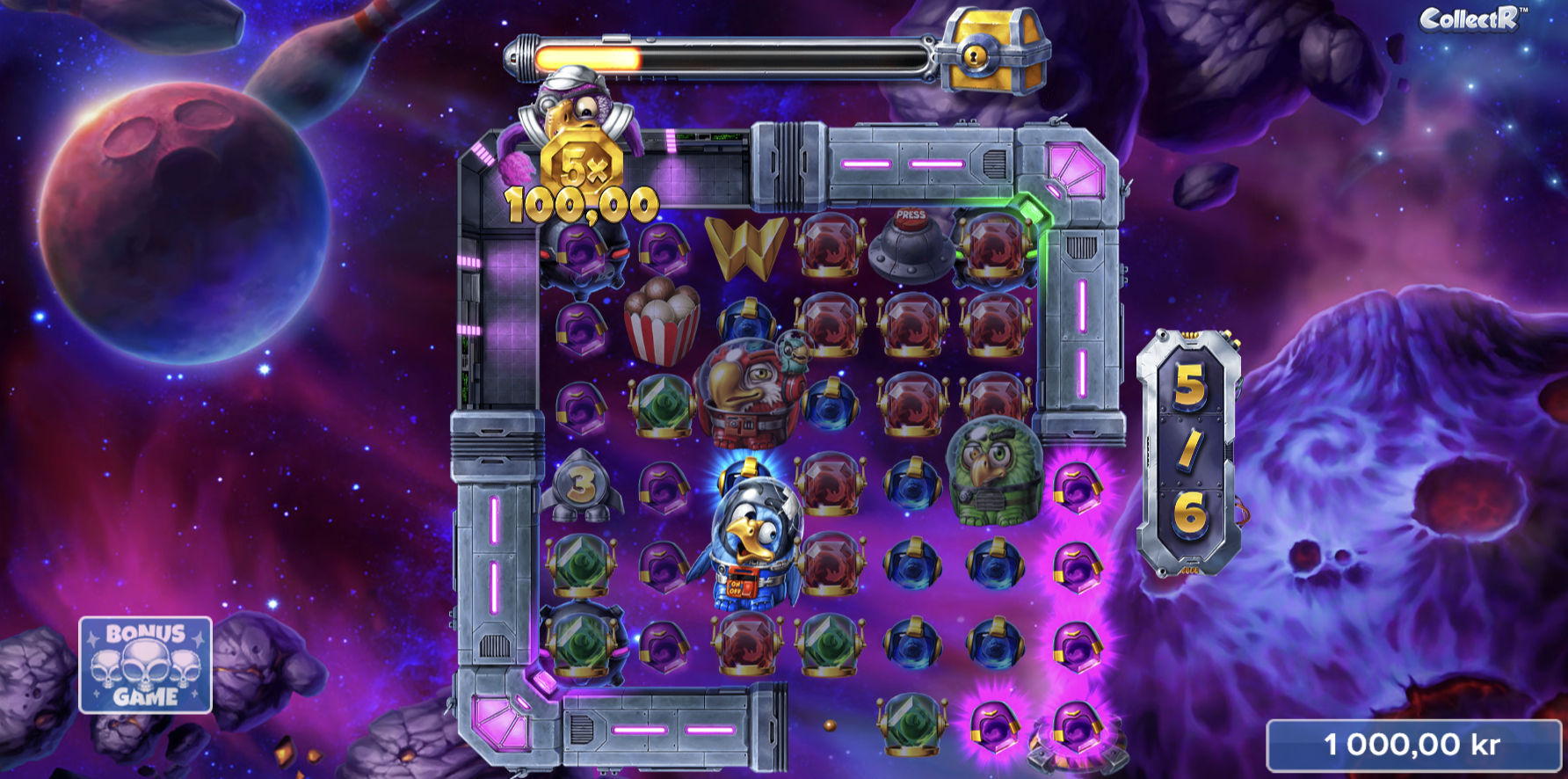 Bonusen med myntsymbol