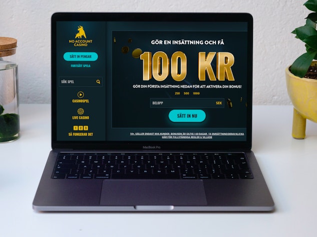 Casino utan krangel hos No Account Casino