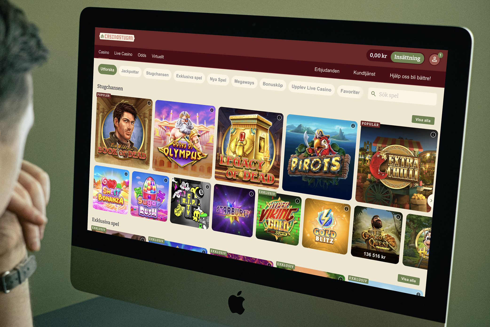 Casinostugans startsida