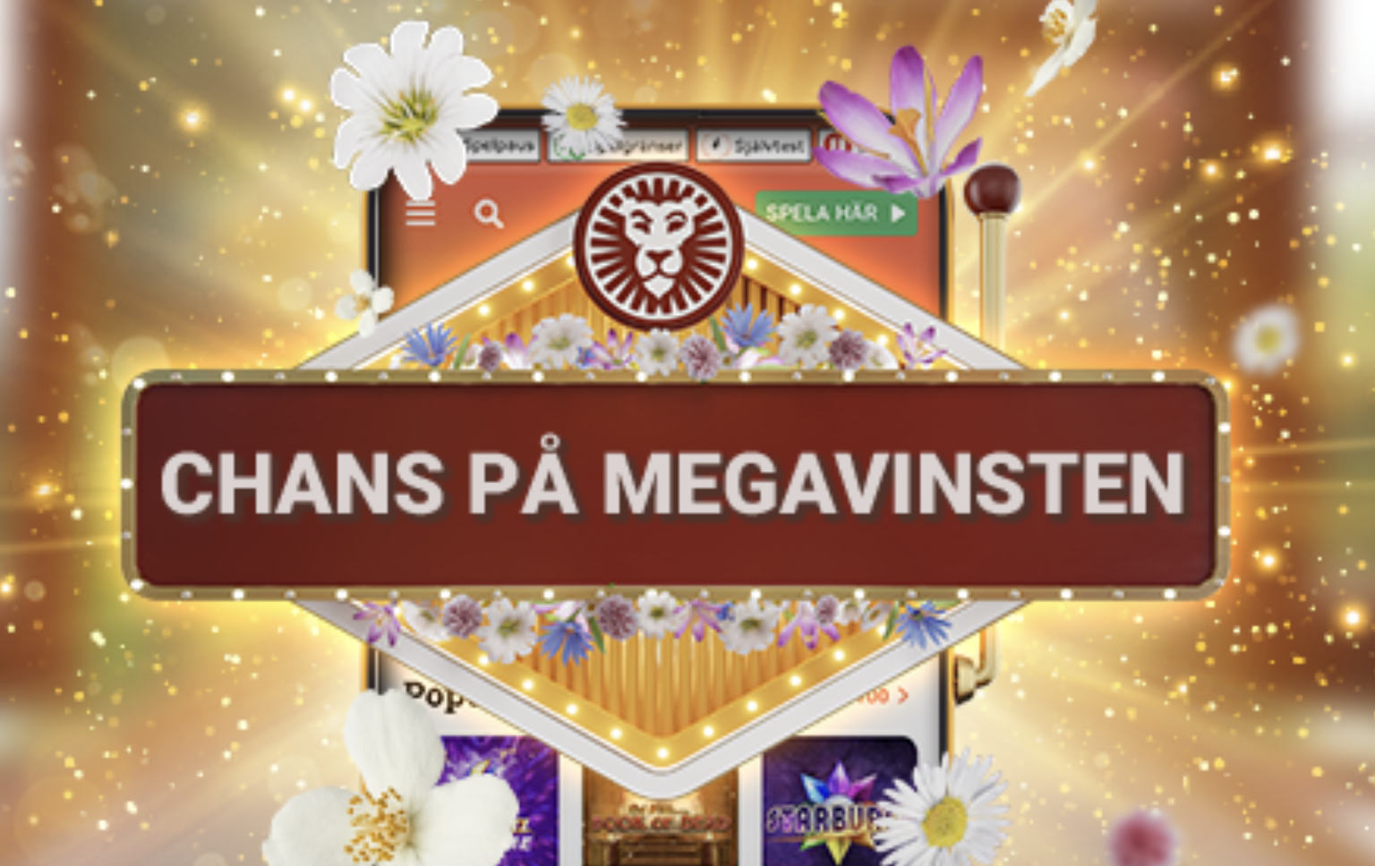 Chans pa megavinst hos Leo Jackpot