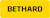 Bethard logo yellow bg