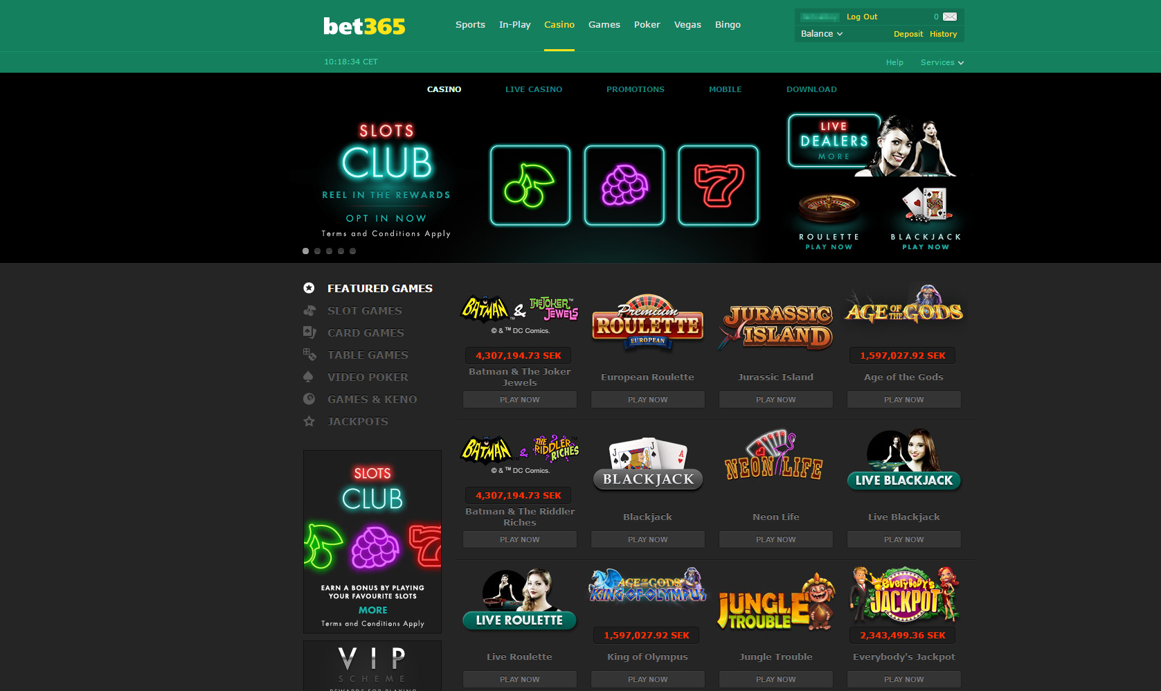 Bet365 Casino