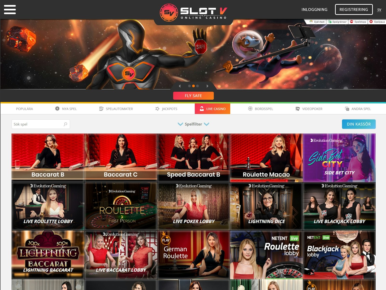 Slotv Livecasino