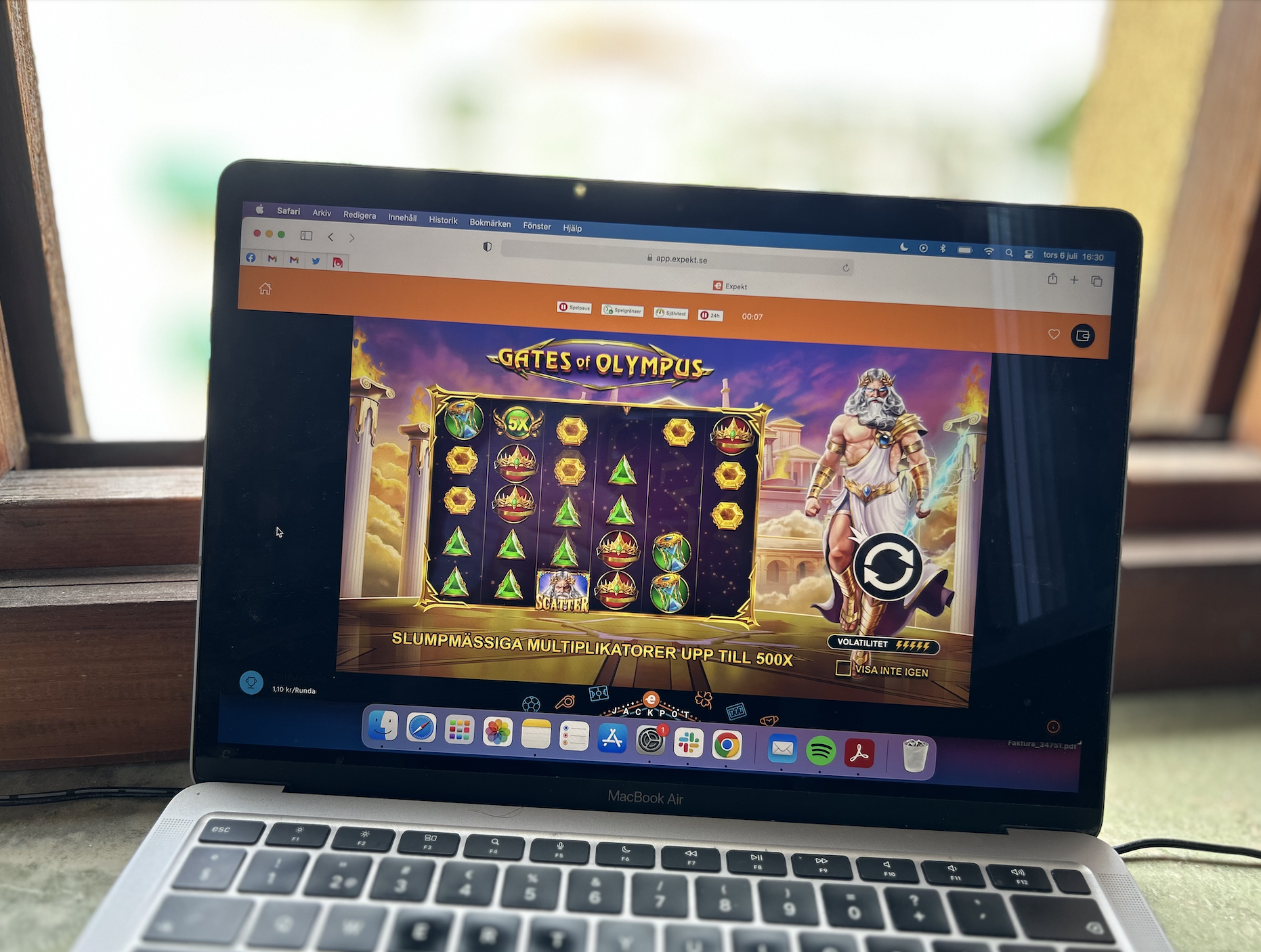 Gates Of Olympus hos Expekt casino