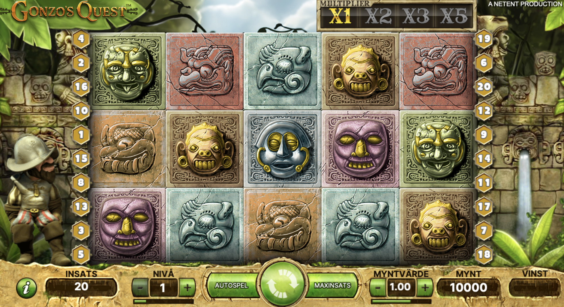 Gonzos Quest hos Spelklubben