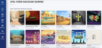 Hacksaw Gaming hos ATG