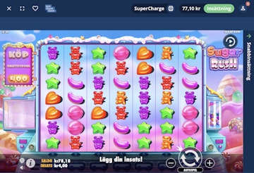 Klicka pa Super Charge ovanfor spelet