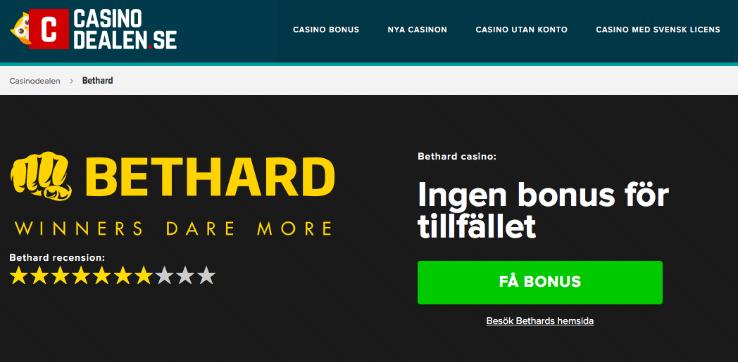 Klicka på gröna bonusknappen