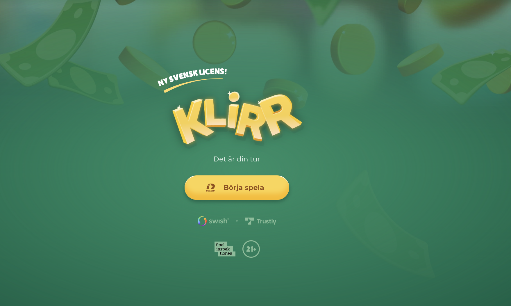 Klirr Casino med ny licens