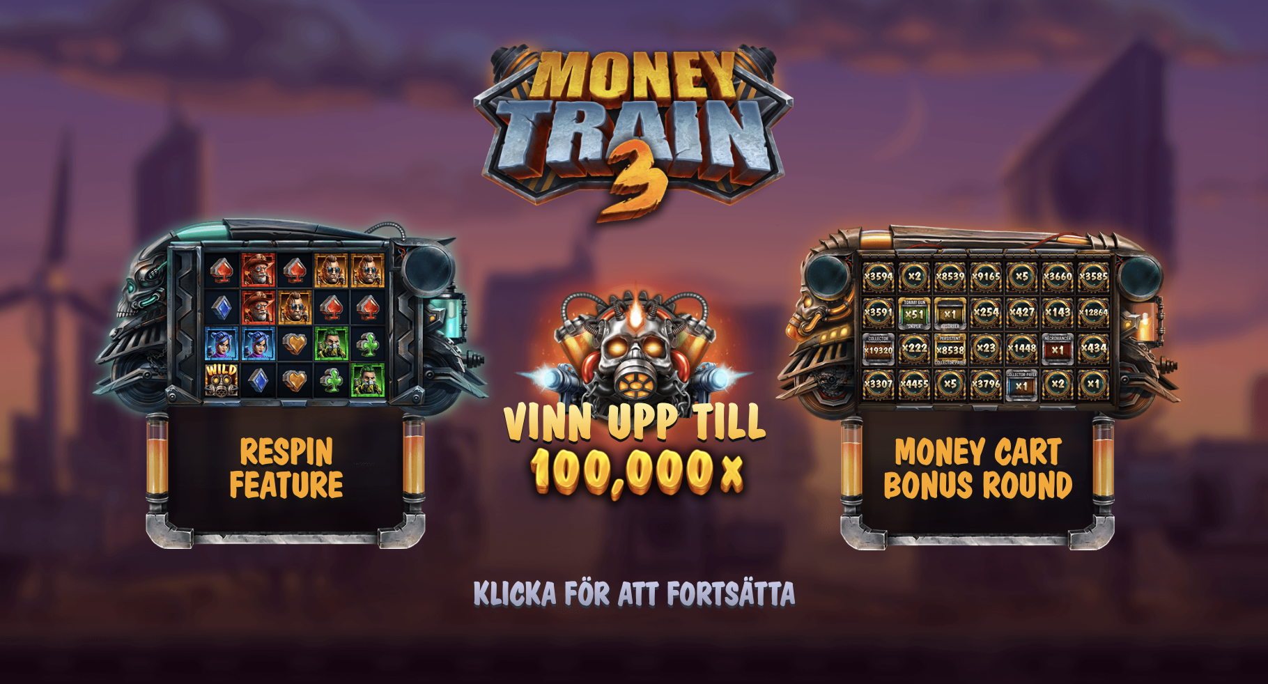 Money Train 3 med vinster upp till 100 000x