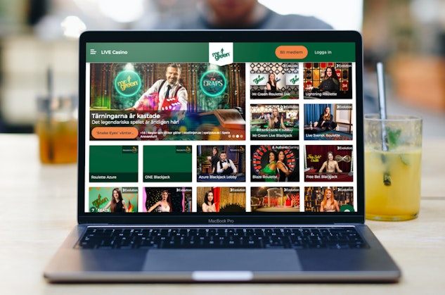 Mr Green Live Casino pa natet