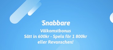 Ny valkomstbonus hos Snabbare casino