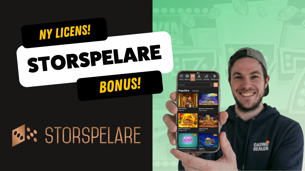 NEW LICENSE STORSPELARE