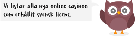 Nya Online casinon 2021