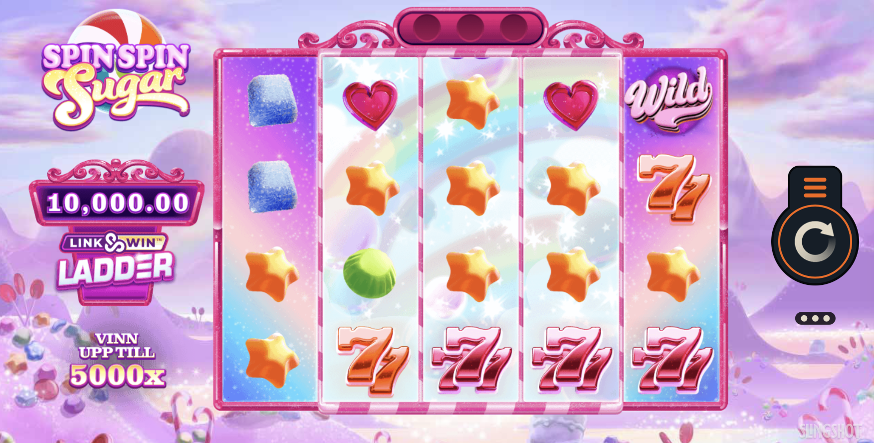 Spelplan for Spin Spin Sugar