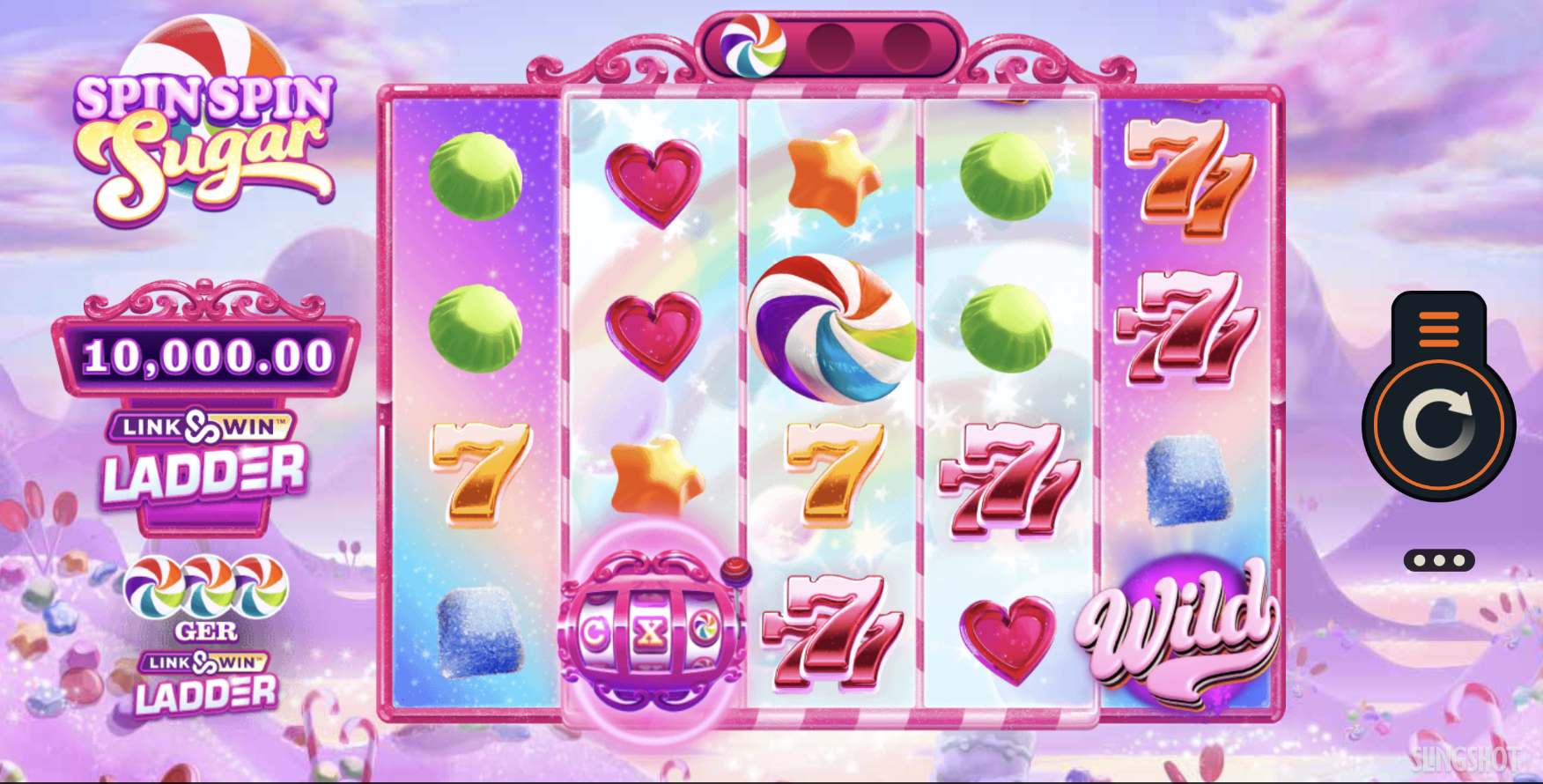 Spin Spin Sugar med bonussymboler