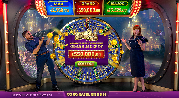 Spin To Win Grand Jackpotvinst
