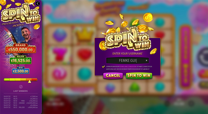 Spin To Win Slot Namnfält