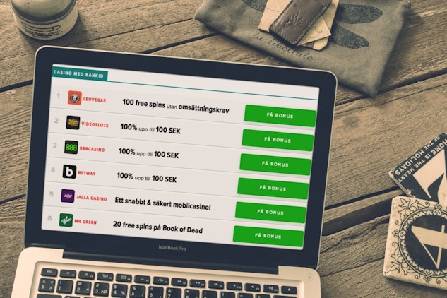 Välj ett nytt casino med Bank ID