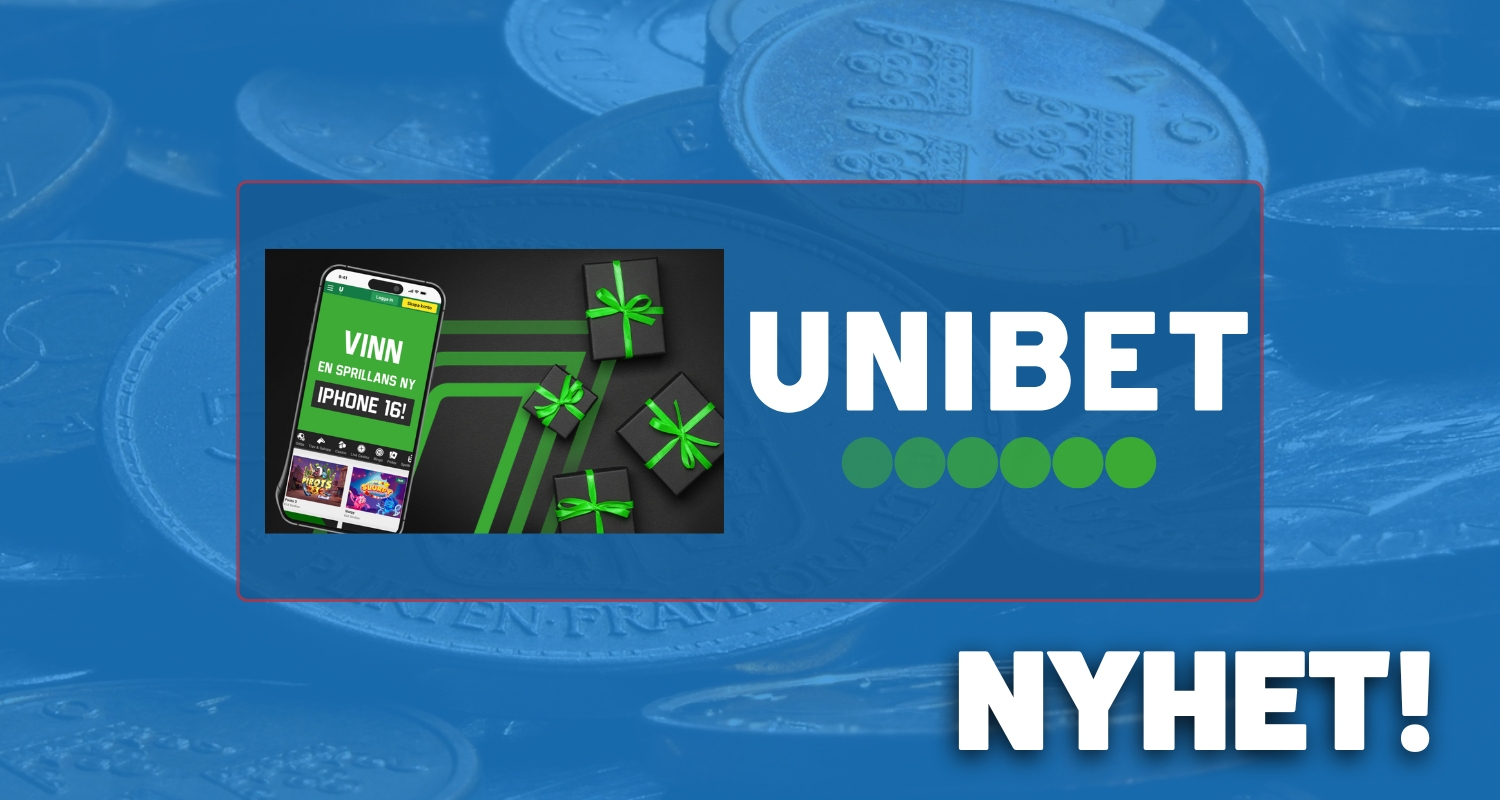 Vinn en iphone hos Unibet