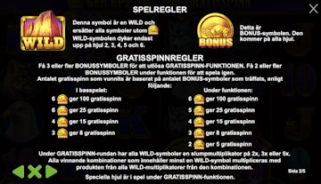 Wild bonus baffalo king