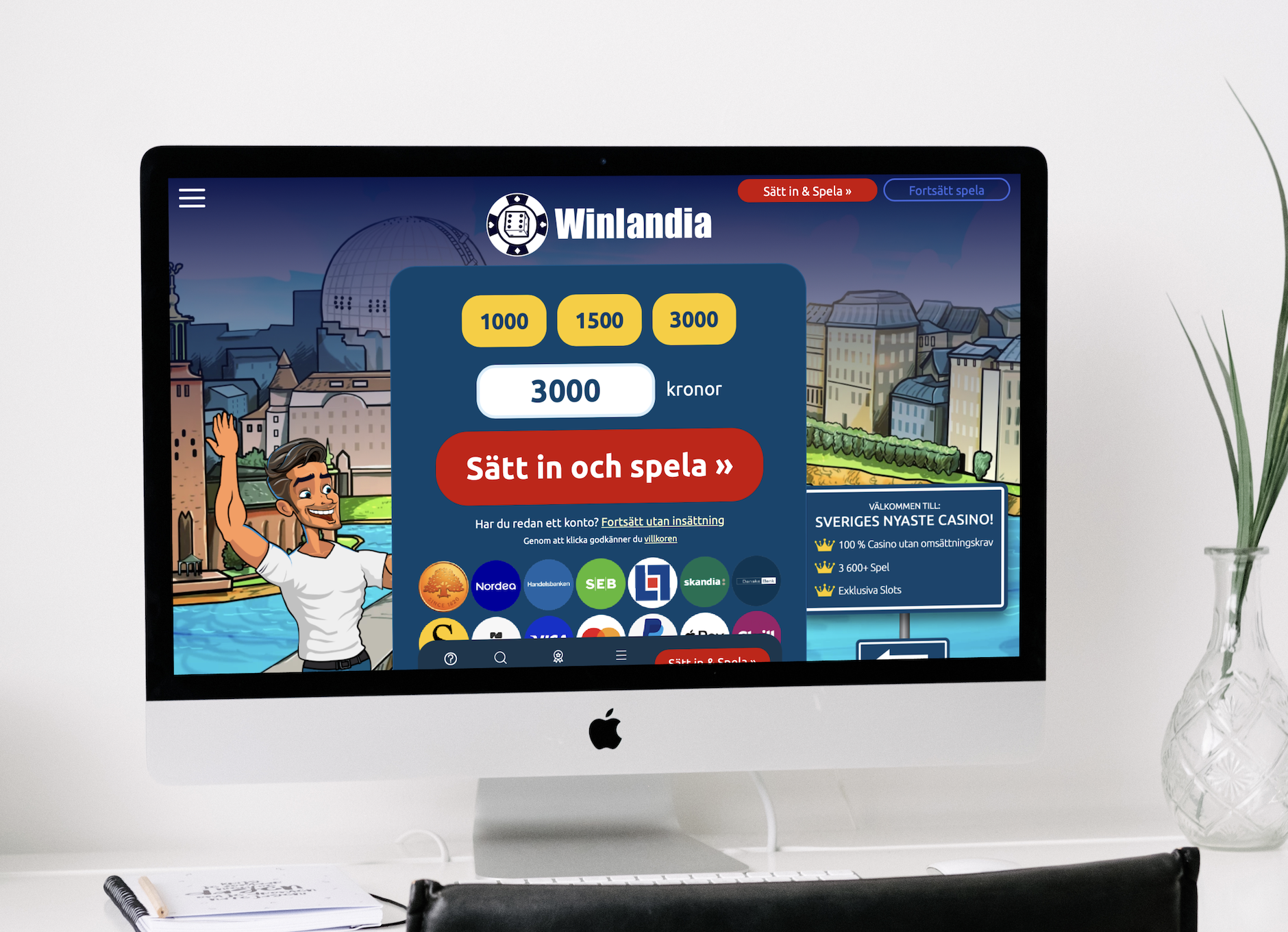 Winlandia ar ett casino fran Skill on net