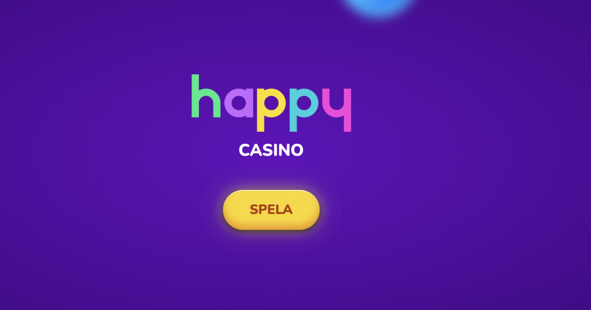 Här är det nya glada casinot utan krångel - Happy Casino