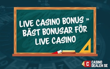 Live casino bonusar casino online
