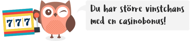 Owlie vinstchans med casinobonus